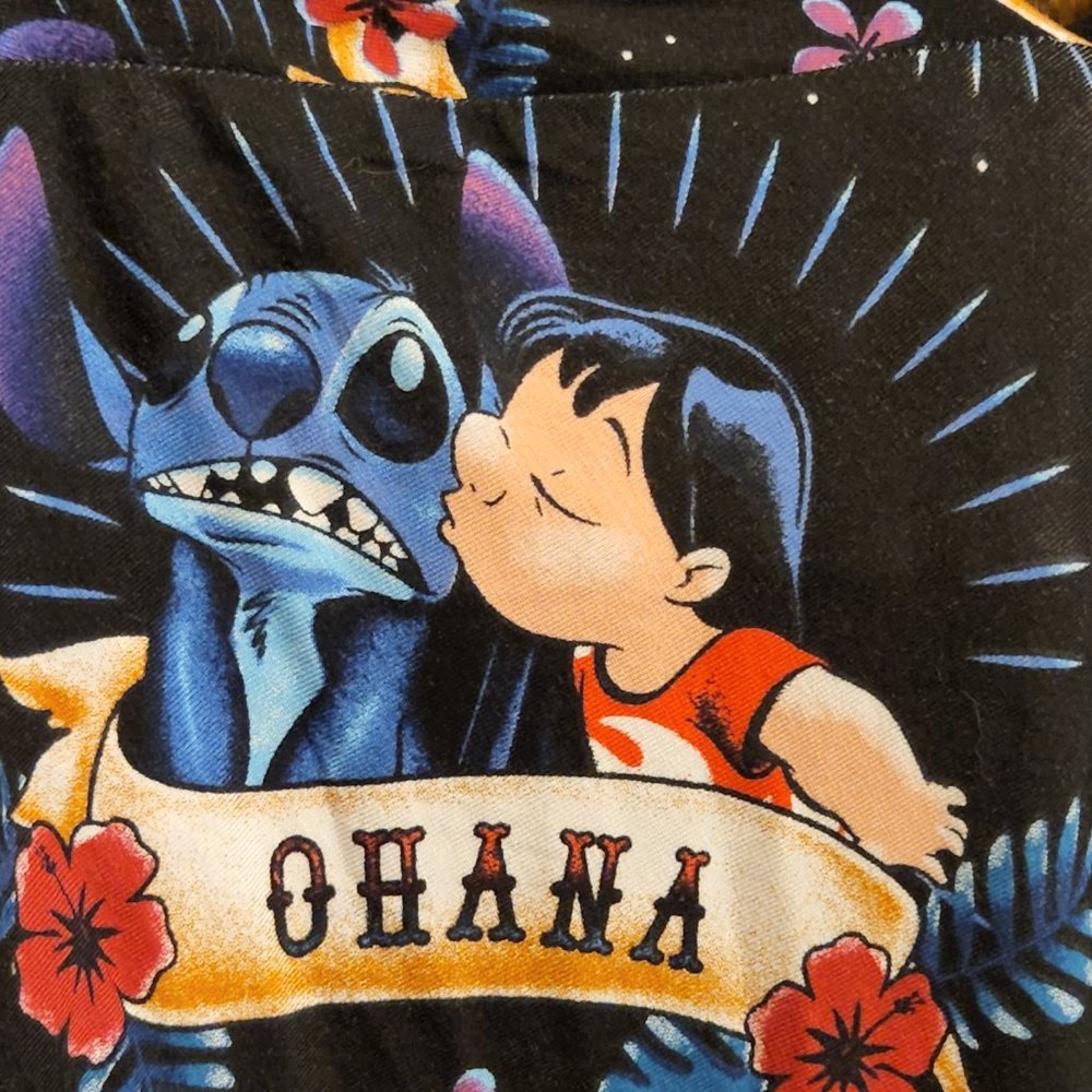 Torrid Size 3 (22/24W) Disney Lilo & Stitch Tattoo Handkerchief Skater Dress NWT - Picture 11 of 13